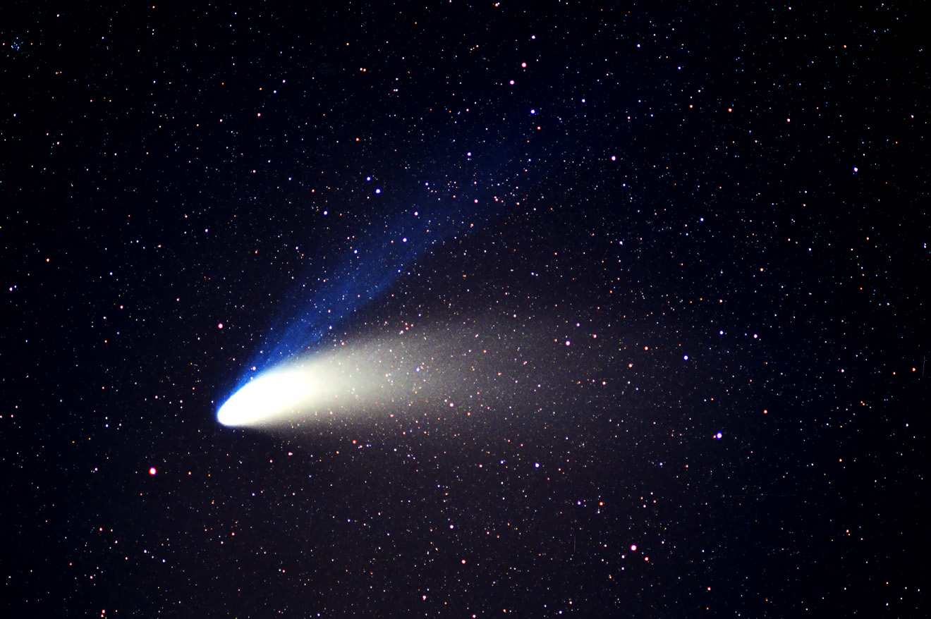 Cometa Hale Bopp, vist el 2007. Foto: http://www.rocketroberts.com/