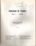 Minnechaug Program of Studies 1977-1978
